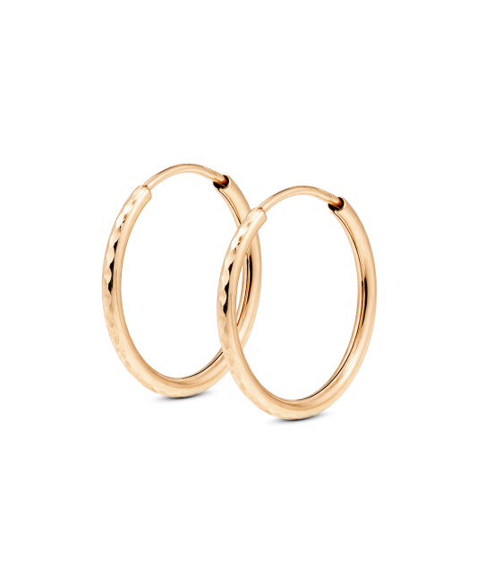 Zelta gravēti auskari