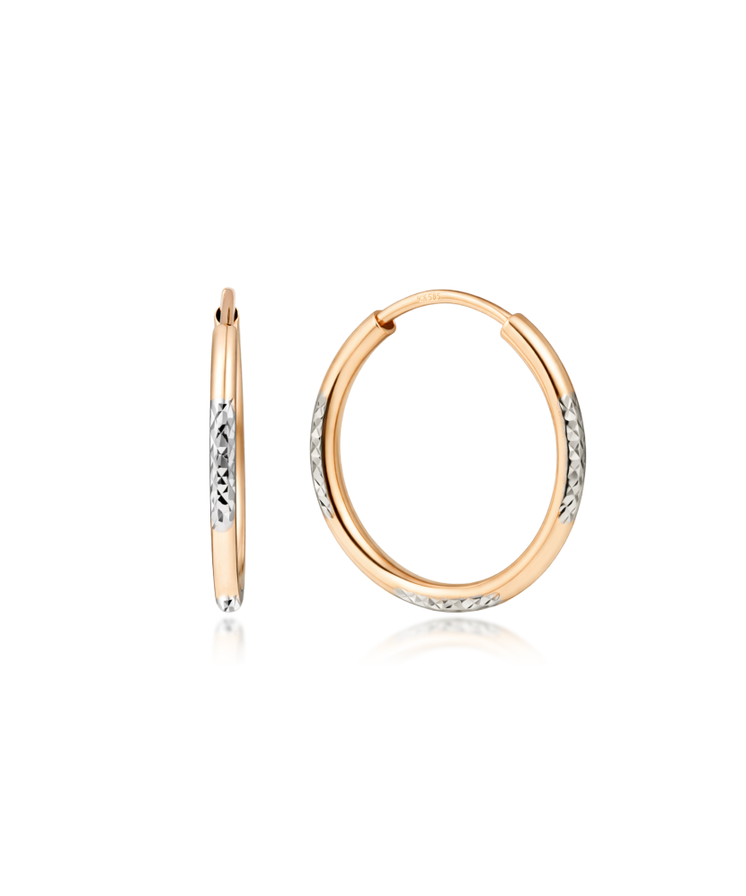 Zelta gravēti auskari