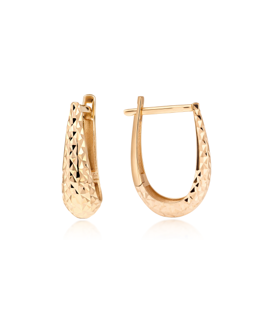 Zelta gravēti auskari