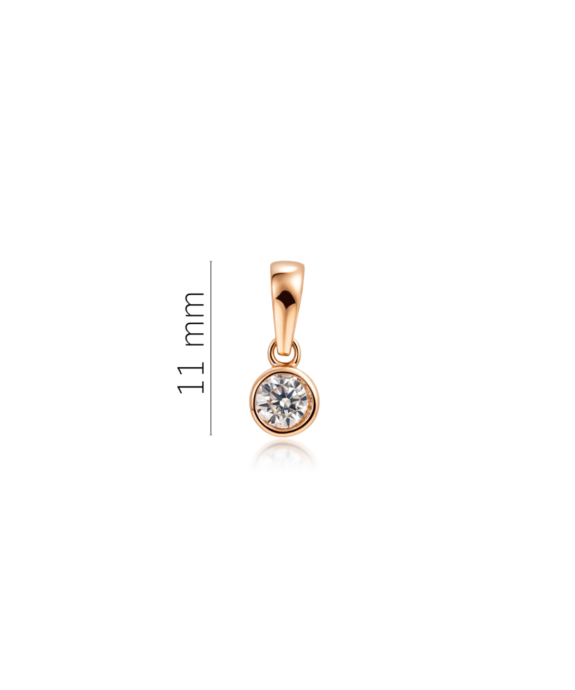 Zelta piekariņš ar cirkoniju