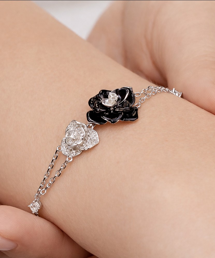 Sudraba rokassprādze ar emalju - Goldinga