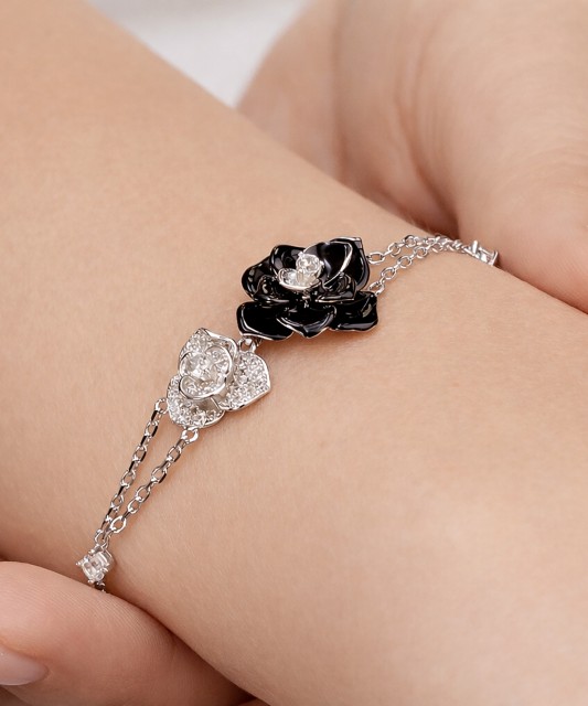 Sudraba rokassprādze ar emalju - Goldinga