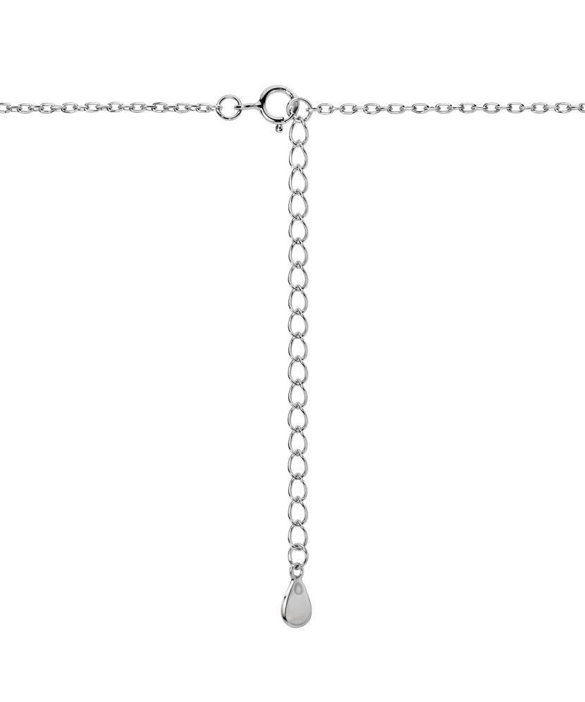 Sudraba ķēdīte ar cirkonija piekariņu "Sirsniņa"