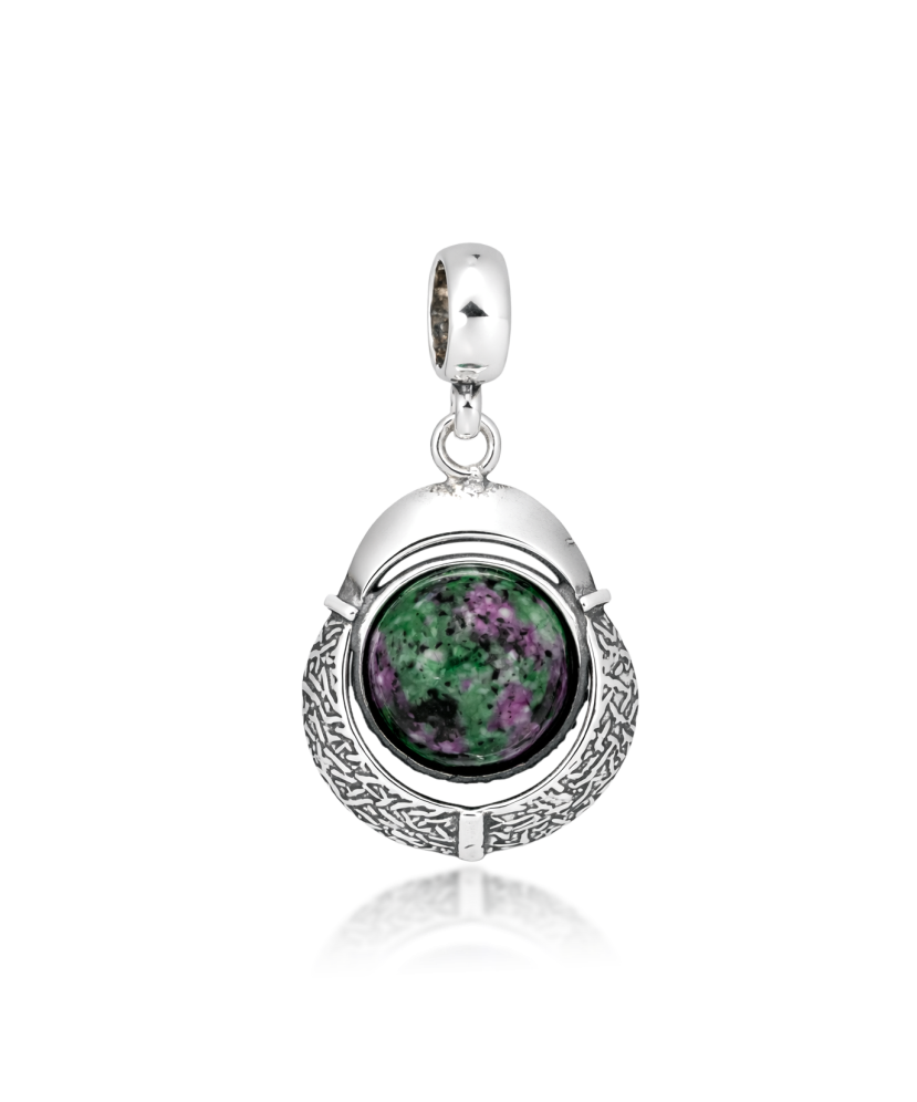 Серебряный кулон с яшмой