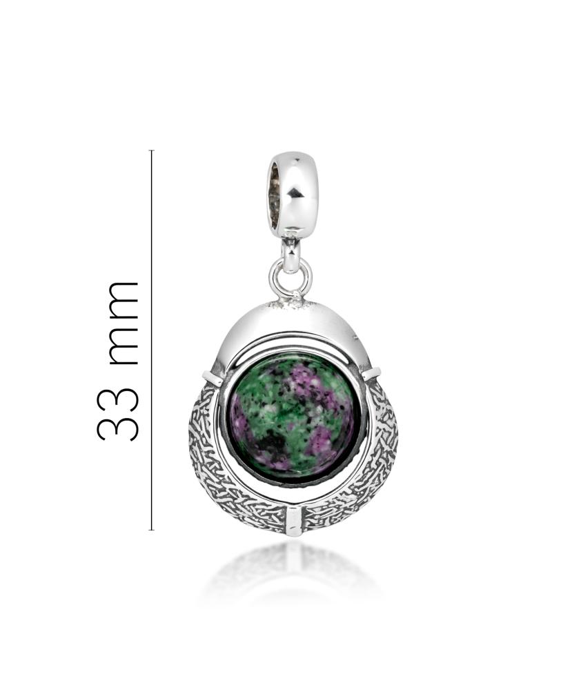 Серебряный кулон с яшмой