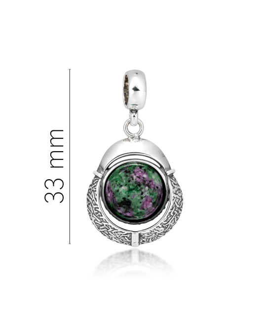 Серебряный кулон с яшмой