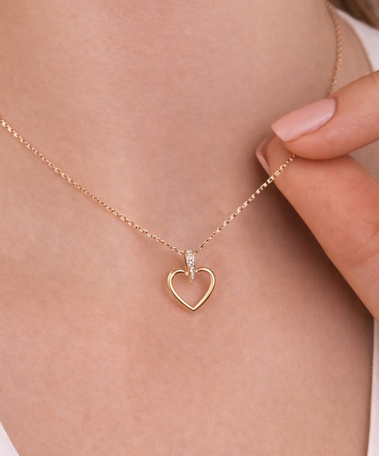 Dzeltena Zelta Kulons Ar Dimantiem