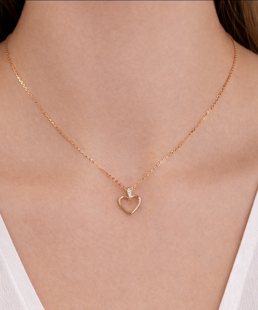 Dzeltena Zelta Kulons Ar Dimantiem