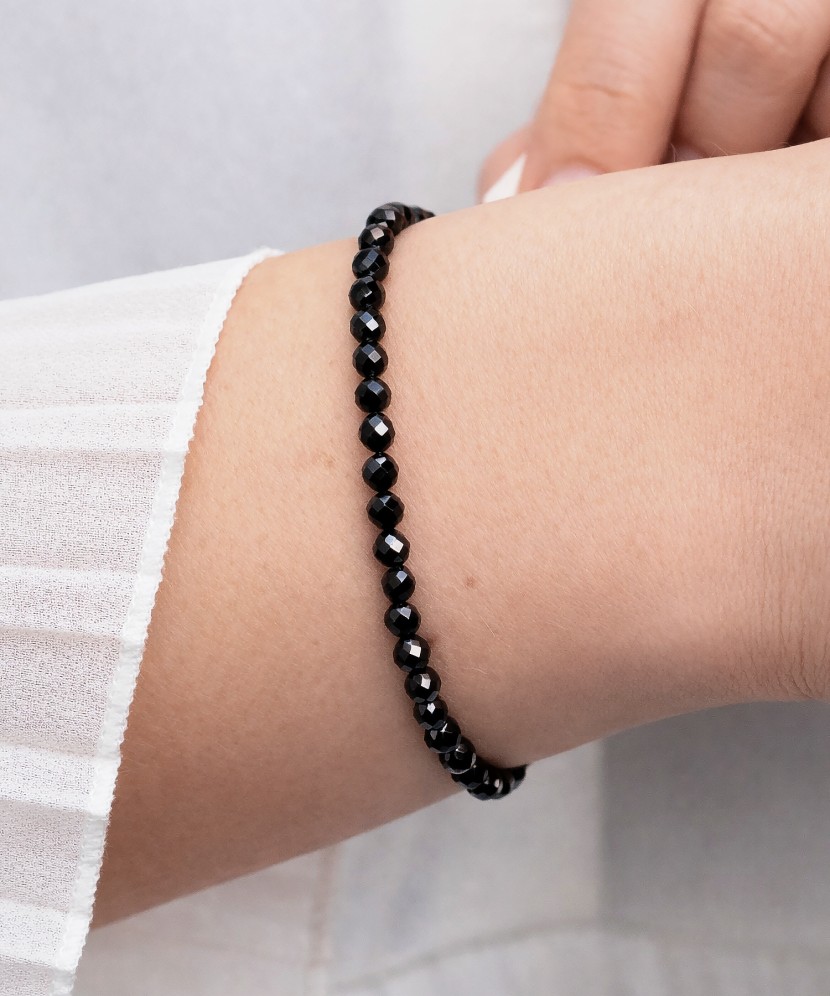 Браслет со шпинелью и золотом