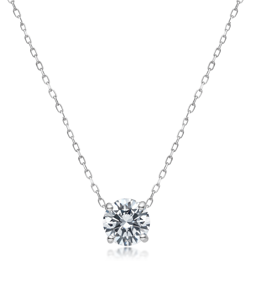 Sudraba ķēdīte ar cirkona kuloni