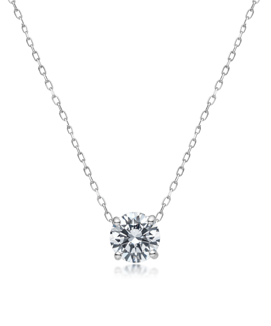 Sudraba ķēdīte ar cirkona kuloni