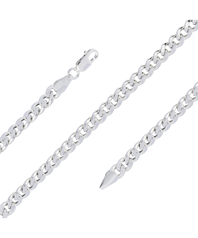 Серебряная цепочка "Curb"