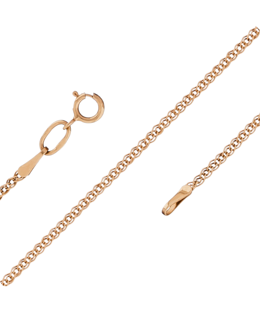 Zelta ķēdīte "Mona Liza" 2mm - Goldinga