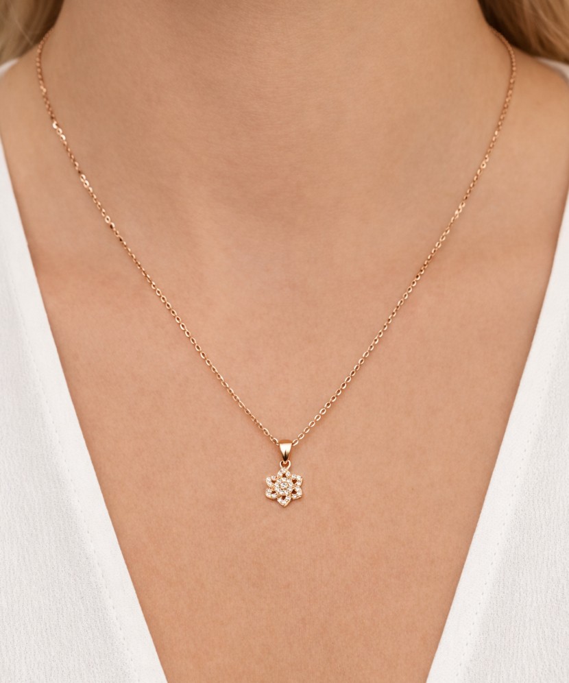 Zelta piekariņš ar cirkonijiem