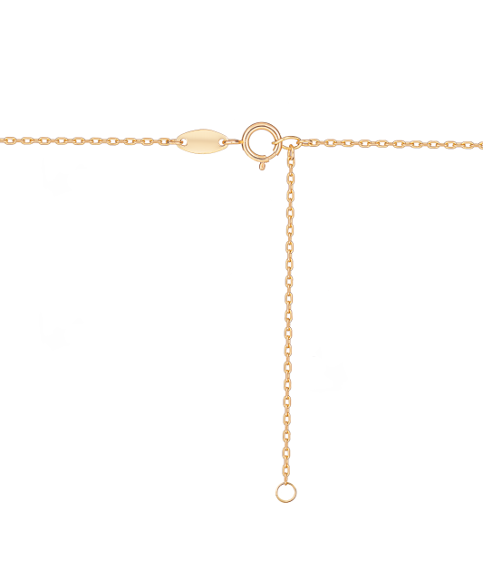 Zelta ķēdīte ar piekariņu "Krustiņš"