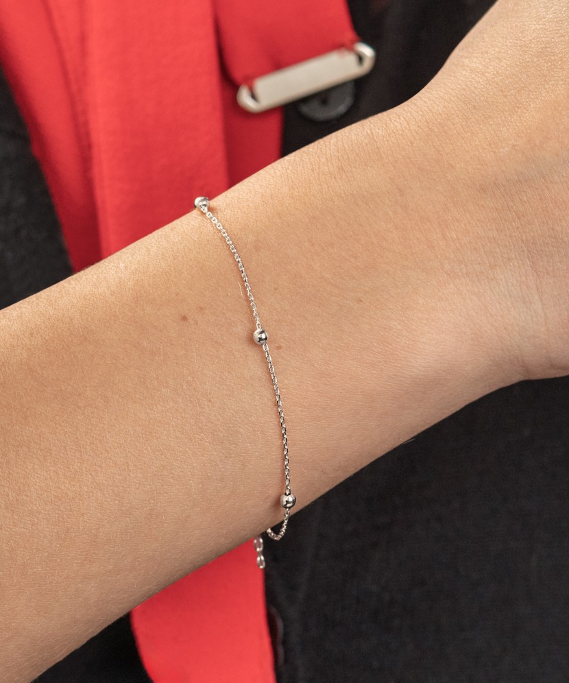 Браслет из белого золота