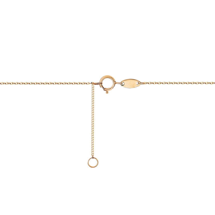 Zelta ķēdīte ar pērles piekariņu