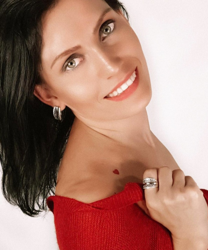 Apzeltīti sudraba auskari ar cirkonijiem