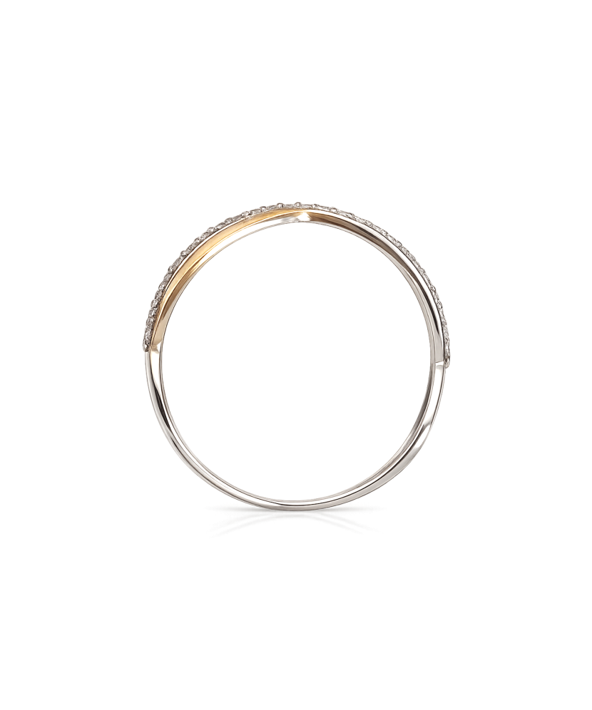 Apzeltīts sudraba gredzens ar cirkoniem