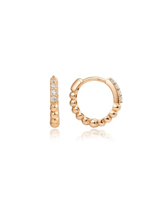 Zelta auskari ar cirkonijiem