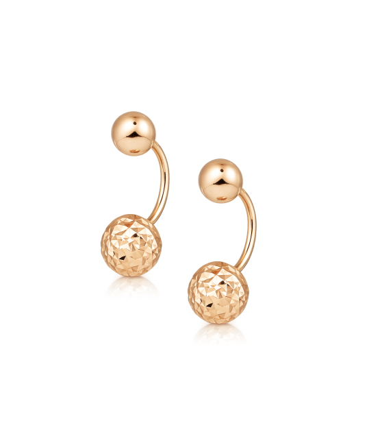 Zelta gravēti auskari