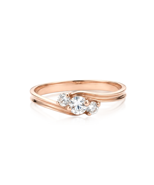 Zelta gredzens ar cirkonijiem