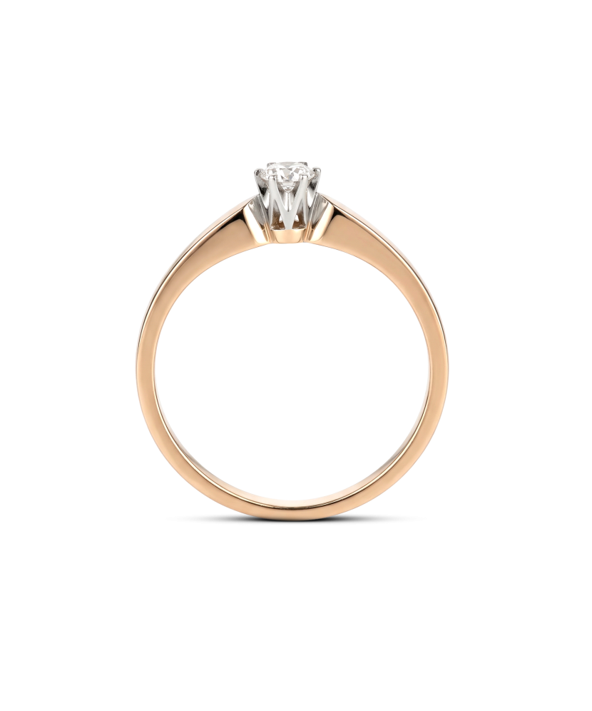 Zelta gredzens ar cirkonijiem