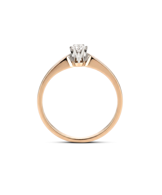 Zelta gredzens ar cirkonijiem