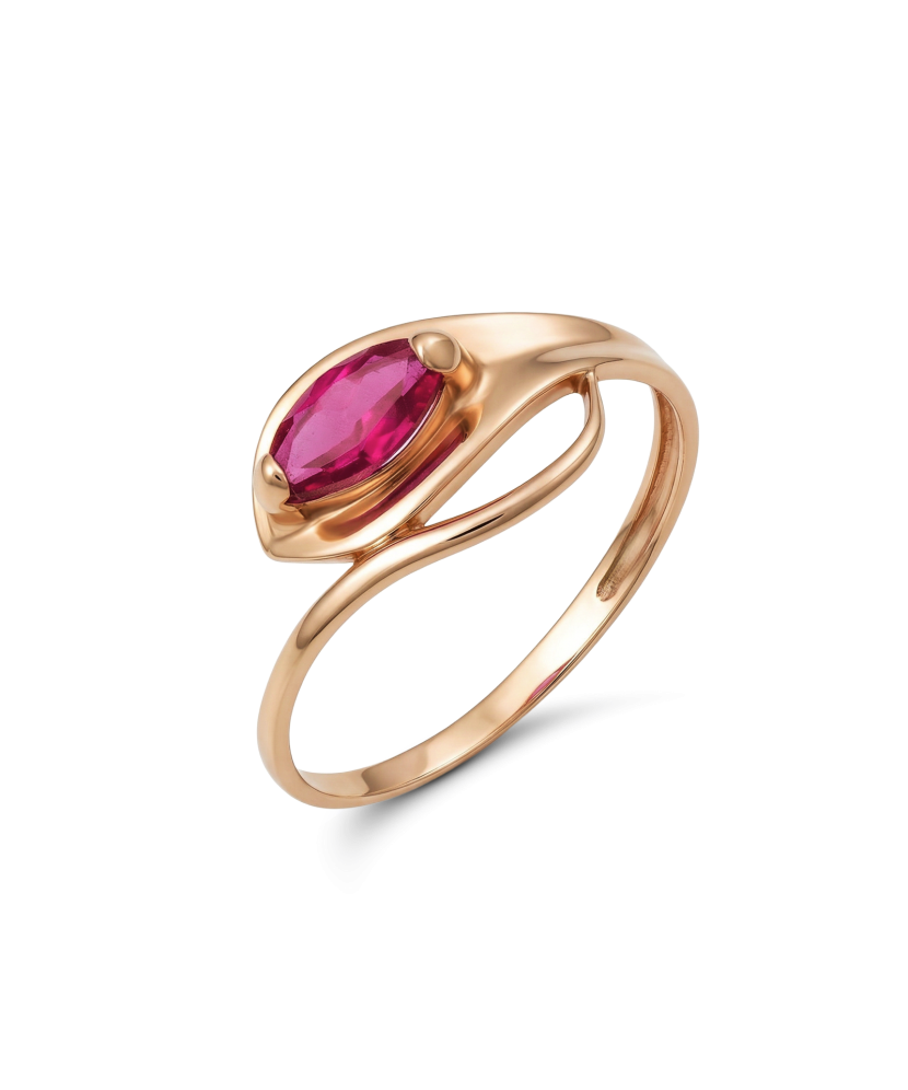 Zelta gredzens ar cirkoniju