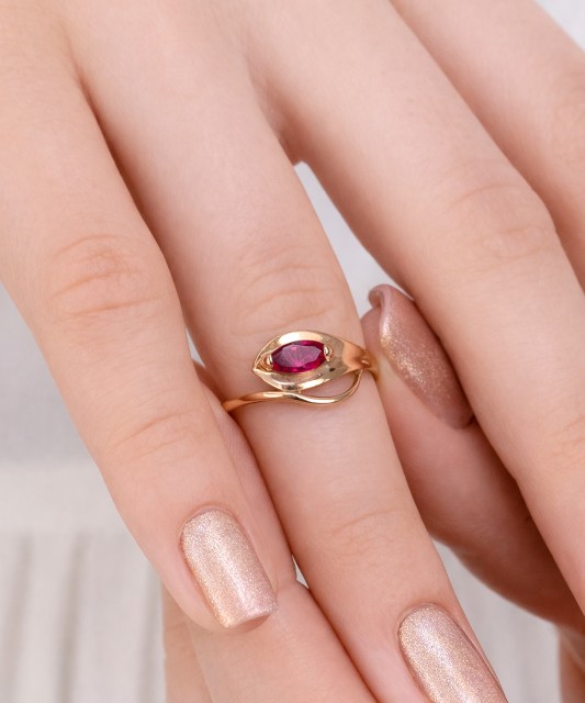 Zelta gredzens ar cirkoniju