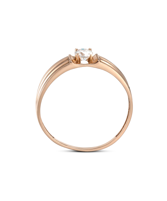 Золотое кольцо с цирконами