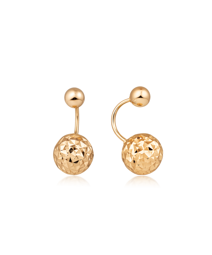 Zelta gravēti auskari