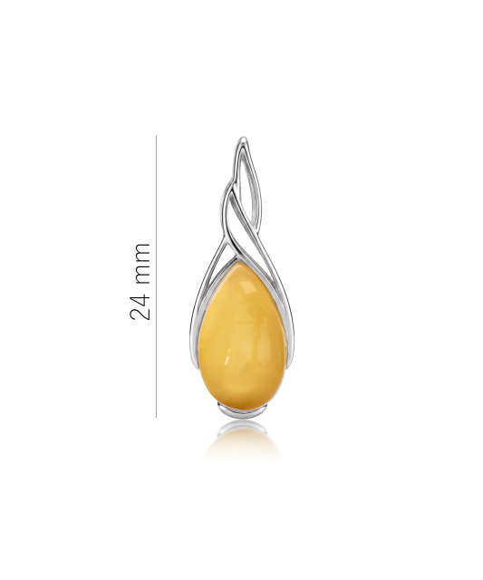 Sudraba piekariņš ar dzintaru