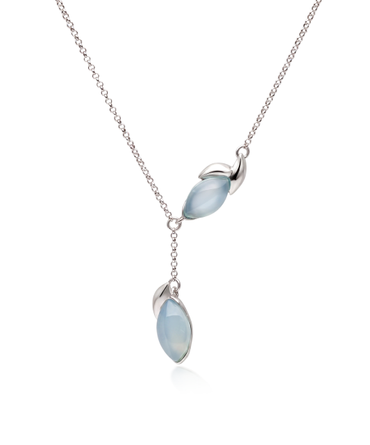 Sudraba ķēdīte ar ahāta kulonu