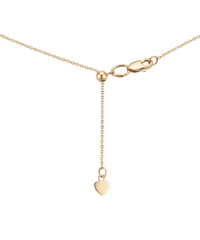 Dubultā zelta ķēdīte ar piekariņiem