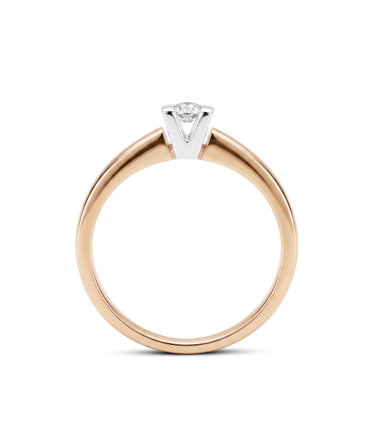 Zelta gredzens ar briljantu 0,08ct - Goldinga