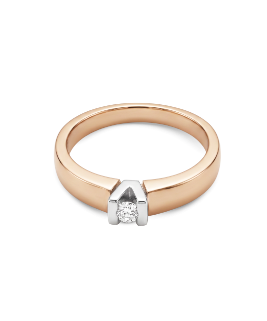 Zelta gredzens ar briljantu 0,08ct - Goldinga