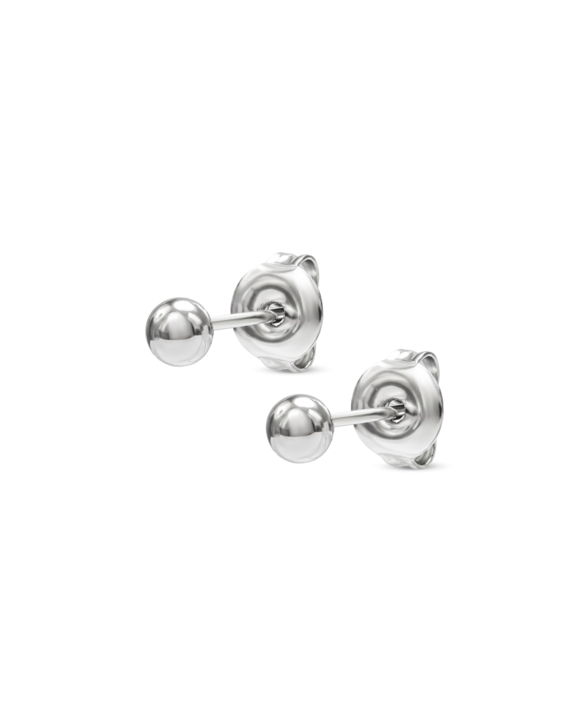 Sudraba auskari "Burbulīši" 4mm