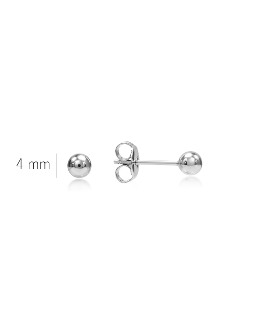Sudraba auskari "Burbulīši" 4mm