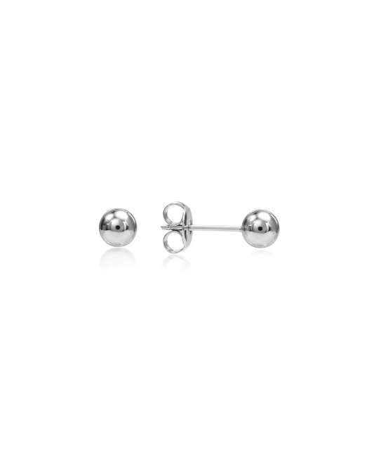 Sudraba auskari "Burbulīši" 5mm