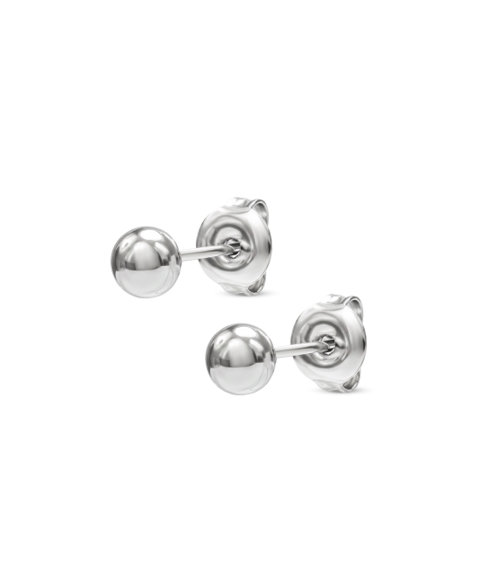 Sudraba auskari "Burbulīši" 5mm
