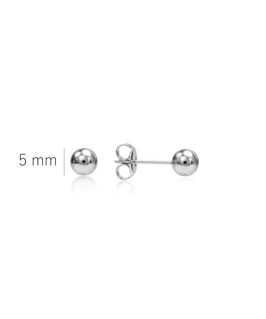 Sudraba auskari "Burbulīši" 5mm