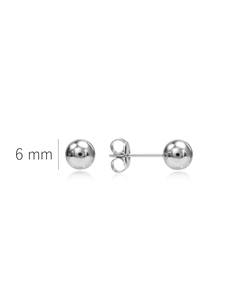 Sudraba auskari "Burbulīši" 6mm