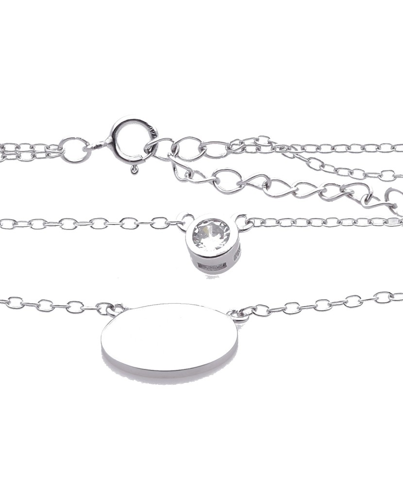 Dubultā sudraba ķēdīte ar piekariņiem - Sudraba ķēdītes - Goldinga