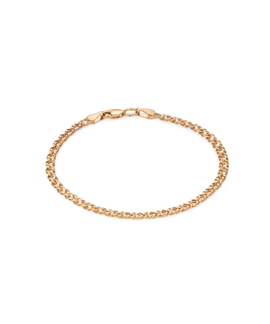 Zelta rokassprādze  "Rombo" 3mm