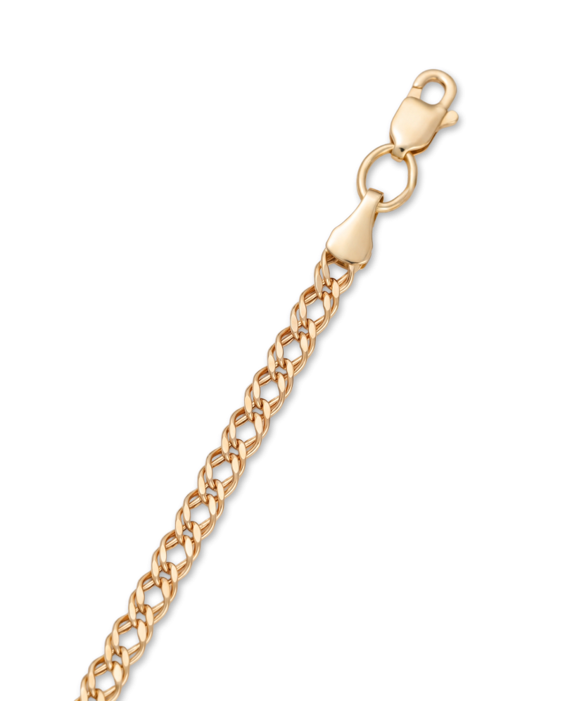 Zelta rokassprādze  "Rombo" 3mm
