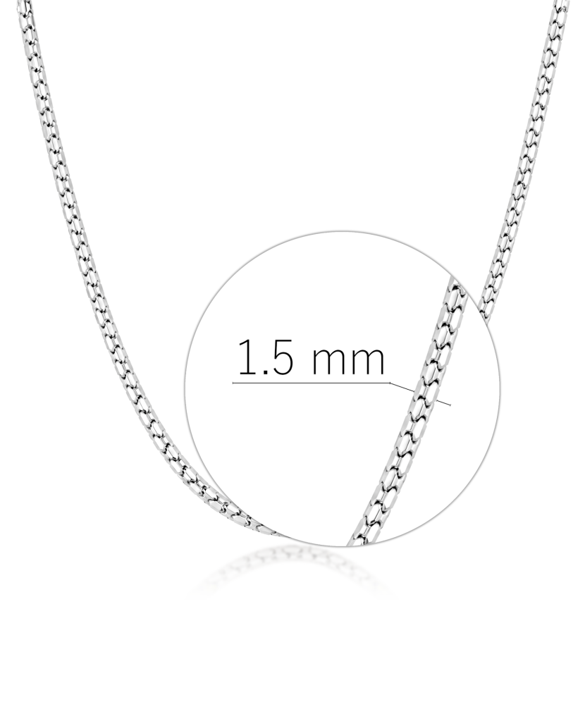 Серебряная цепочка 1.5mm