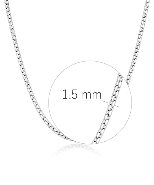 Серебряная цепочка 1.5mm