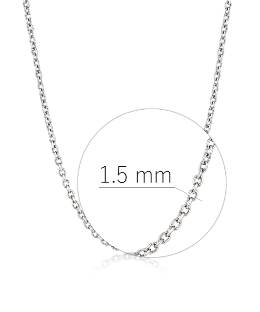 Sudraba ķēdīte "Anchor" 1.5mm