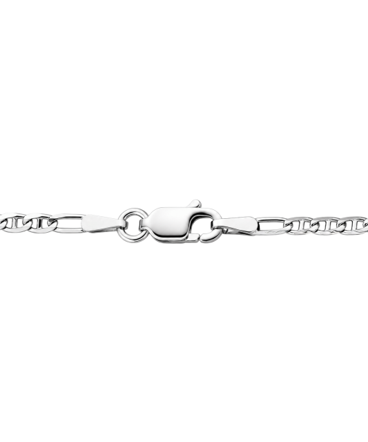 Серебряная цепочка "Figaro" 2mm